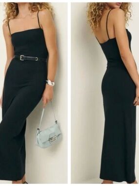 a line dress green Lady Black Tie - Lottie Gown - Satin A-line Dress